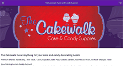 Desktop Screenshot of cakewalksupplies.com