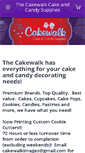 Mobile Screenshot of cakewalksupplies.com