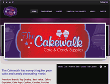 Tablet Screenshot of cakewalksupplies.com